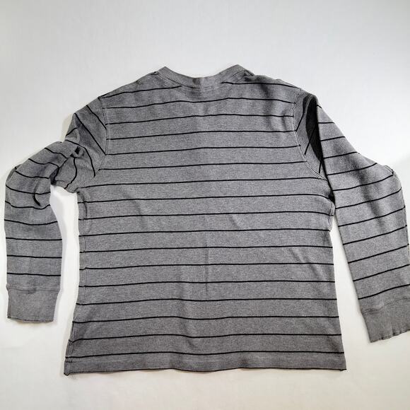 Route 66 Polo Shirt Men's XL 3-Button Pullover Long Sleeve Waffle Weave - Picture 3 of 9